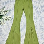 Boutique Avocado Ribbed Flare Pants Photo 0