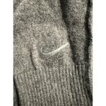 Nike Women's Gray V-Neck Long Sleeve Sweater Size L Cotton Wool Blend Photo 4