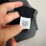 525 America  color block greyscale mock neck sweater Photo 3