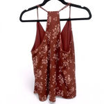 VICI racer back loose fit patterned tank with adjustable spaghetti straps size M Photo 1