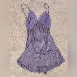 House Of CB NWOT  'Christa' Embroidered Lavender Mini Dress sz M Photo 6