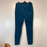 CAbi  High Rise Skinny Corduroy Jeans Teal Blue Women’s 30 inch inseam Size 12 Photo 2
