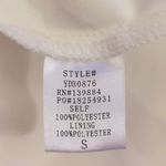 U. Peach White Ruffled Hem Faux Wrap Dress Sleeveless Size S White Photo 6