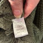 Love j Long Sleeve Sweater L Green Raw Edge Distressed V Neck Streetwear Grunge Photo 7