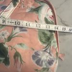 Diane Von Furstenberg New  Vintage Makeup Bag Peach Floral Photo 5