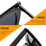 Candy Color Glittering Cat Eye Sunglasses Photo 7