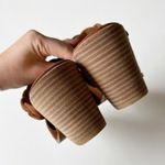 Dolce Vita Randae Braided Suede Block Heel Mule in Chestnut Brown Women's 10 Tan Photo 5