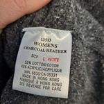 Woolrich  Full Zip Charcoal Heather Sweater Size‎ Large Petite Photo 4