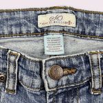 So Wear It Declare It Vintage Y2K Embroidered Butterfly Capri Cuffed Hem Jeans Photo 3