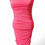 Elsie & Fred Hot Pink Ruched Bodycon Dress Photo 2