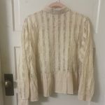 POL Cream Lace Shacket NWOT Photo 7
