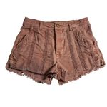Free People  Great Expectations Lace Cutout Shorts Photo 2