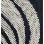 Nine West  Black Beige Damask Knit Sweater Dress Size L Long Sleeve Boat Neck Photo 1