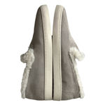 Birdies  Women's 9.5 The Swift‎ Suede Faux Fur Lined Shoes Dove Gray Casual Photo 4