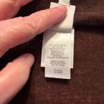 Jones New York  Open Cardigan Brown 3/4 sleeve Linen Women's Size M Boho Drape Photo 3