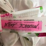 Betsey Johnson Love Always One Piece Bandeau Swimsuit Pink Floral Heart Sz Large Photo 8