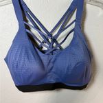 Victoria's Secret Criss cross front and back Blue Victoria’s Secret Strappy Sports Bra- 36D Photo 0