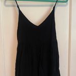 Tobi Black Boho Beach Girly Crochet Romper Photo 0