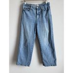 ZARA  Women’s Medium‎ Wash High Rise Wide Leg Baggy Jeans Blue Denim Size 8 Photo 2