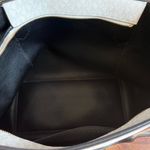 Michael Kors Kimberly Black White Bonded Small Leather Tote Purse Photo 9