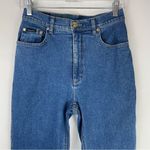 Vintage Escada Sport Logo Patch Jeans Sz 6 Medium Wash Blue Photo 3