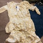 Patrons of Peace NWT  Boho Botanical Print Mini Dress L Photo 3