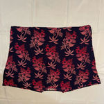 Quacker Factory  Navy and Red Floral Top Photo 2