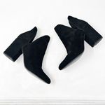Steve Madden [] Rookie Black Suede Cut-Out Side Split Shaft Ankle Boots Size 10 Photo 1