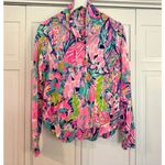 Lilly Pulitzer  Fletcher gumbo limbo Cowl neck pullover sweater small Photo 4