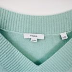 Vince  Plus 3X Women’s Sweater Fluorite Green Wool Cashmere V Neck Pullover $465 Photo 10