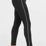 Spanx Pants Black White Piping High Rise Ankle Perfect Pant Small NWT Photo 1