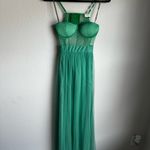 NanaMacs Vibrant Green Maxi Dress Photo 1