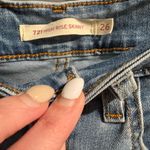 Levi's Levi’s 721 Light Wash Distressed High Rise Skinny Jeans- Size 26 Photo 2