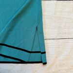 Misook Exclusively  size medium teal blue + black side split blouse Photo 8