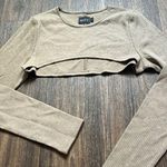 Essex Ribbed Long Sleeve Shrug Size M Photo 0