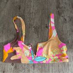 Aerie V Wire Scoop Real Good Bikini Top Pink Infusion Size Medium Photo 1