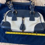 Prada Blue and Cream Satchel Photo 7