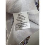 WAYF Floral Linen Midi Dress Small S Ruffled Purple Photo 6