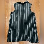 Mossimo Supply Co . Black and White Striped Blouse Photo 1