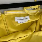 Lovers + Friends Revolve  Karen One Shoulder Yellow Satin Bow Mini Dress Medium Photo 10