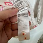 Joules Elvina White Shirt with Pink Heart Design Size 8 Photo 4