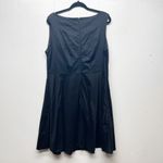 Coquette Et Coquine Dress Womens 1X Cotton Stretch Midi Party Cocktail Event Black Photo 5