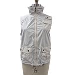 Ralph Lauren  Brown/Cream Multi Pocket Reversible Vest 100% Polyester Sz 1X Photo 7