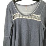Free People Lacey Pullover Oversized Sweatshirt Photo 6