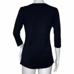 Anthropologie Dolan Left Coast Top Womens XSmall Black Gray V-Neck Minimalist Photo 2