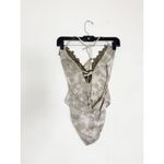 Blue Life  Mirage Halter One Piece Size Medium Forest Green Crochet Swimsuit Photo 12