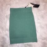 BCBGMAXAZRIA  Ultra Green Sexy Bandage Skirt Photo 3
