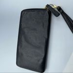 Kenneth Cole Black Leather Full Zip Wallet Gold Hardware Classic Womens Photo 1