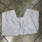 J Jill Womens Grey White Striped Love Linen Pant Sz XL Lagenlook Coastal Boho Photo 9