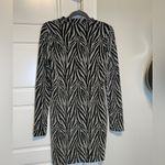 All Saints Amaya black & silver mini dress sz 8 nwt Photo 3